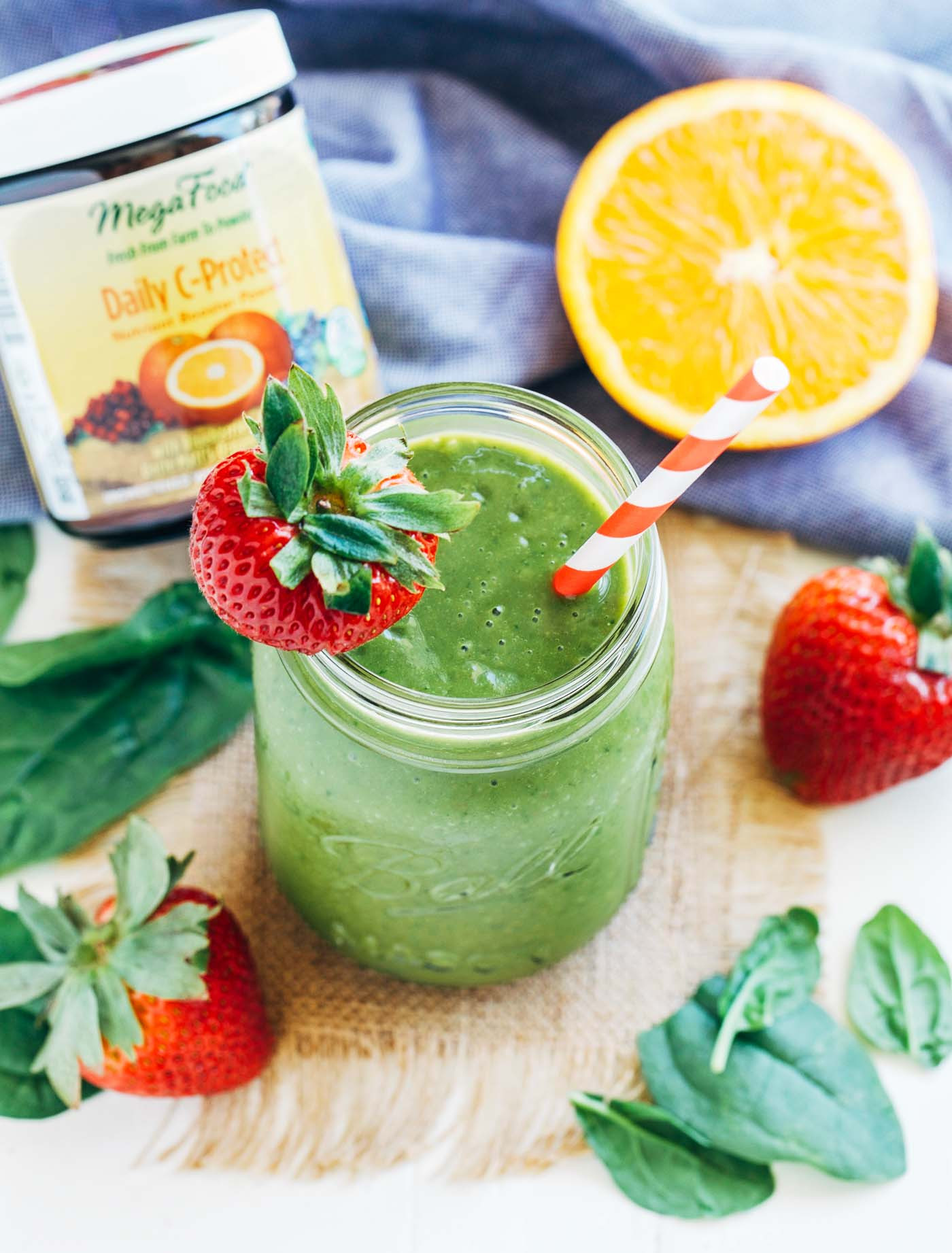Smoothies With Spinach
 Strawberry Mango Spinach Smoothie Making Thyme for Health