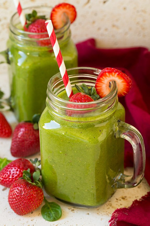 Smoothies With Spinach
 Strawberry Spinach Green Smoothie Cooking Classy