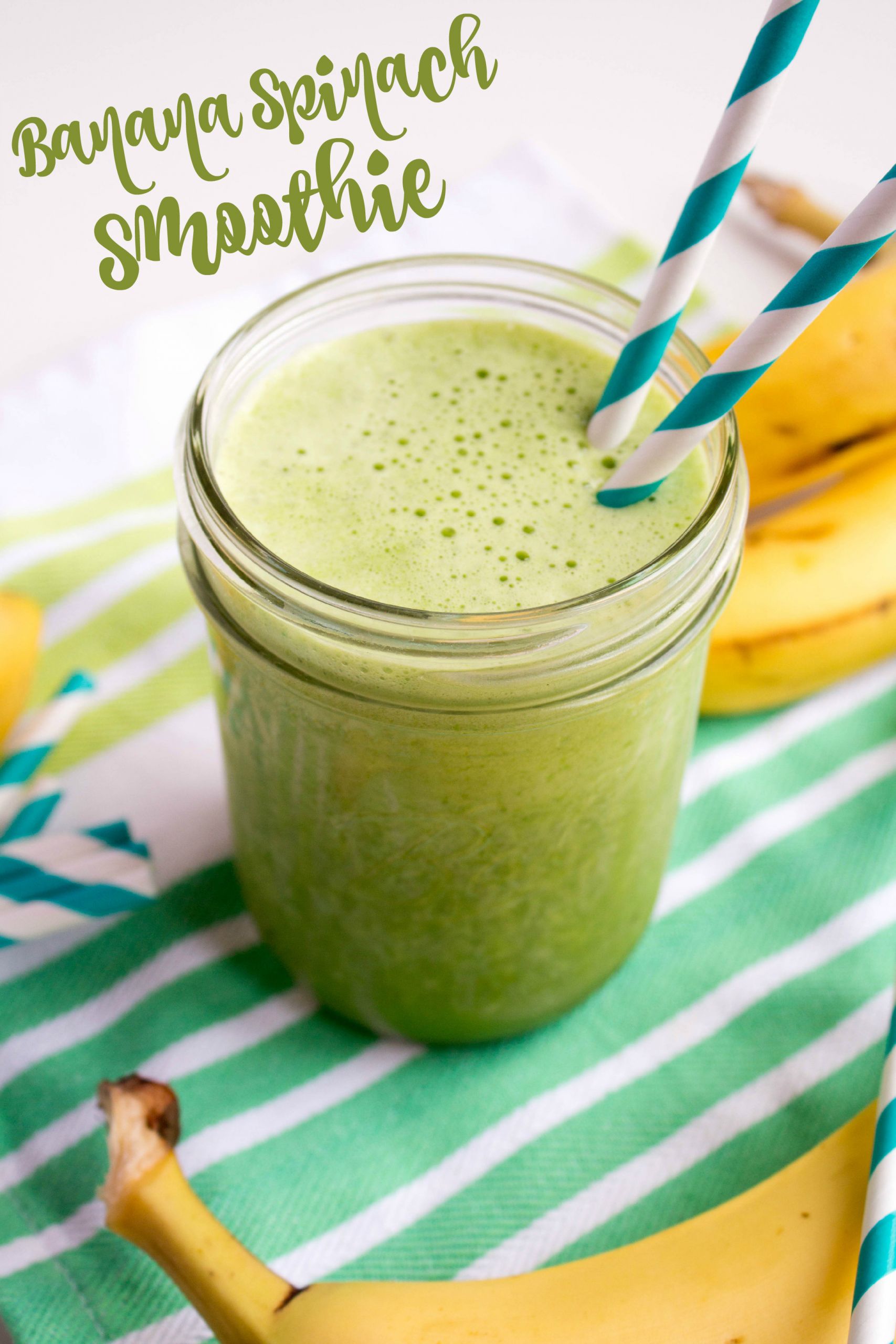 Smoothies With Spinach
 Banana Spinach Smoothie