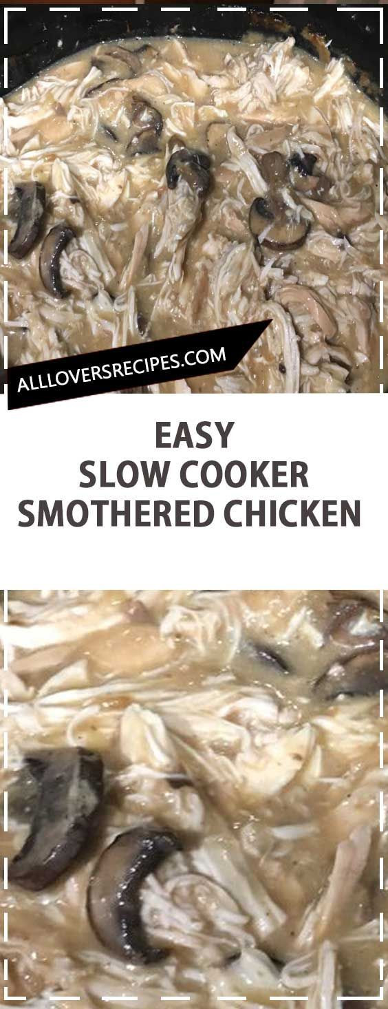 Smothered Chicken Recipe With Cream Of Mushroom Soup
 Easy Slow Cooker Smothered Chicken – All Lovers Recipes