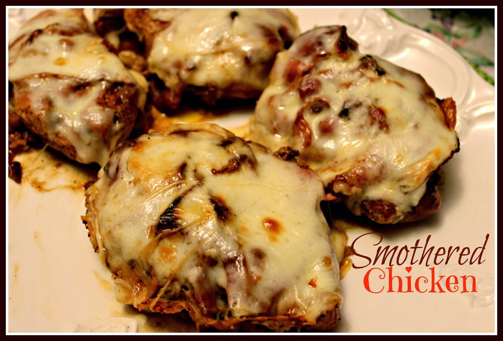 Smothered Chicken Recipe With Cream Of Mushroom Soup
 Sweet Tea and Cornbread Smothered Chicken