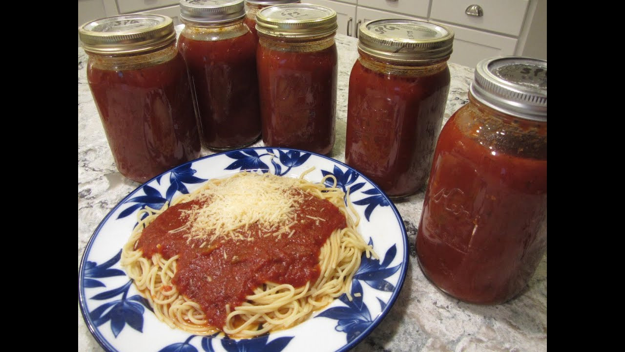 Spaghetti Sauce Canning Recipe
 Spaghetti Sauce Canning Recipe Delicious