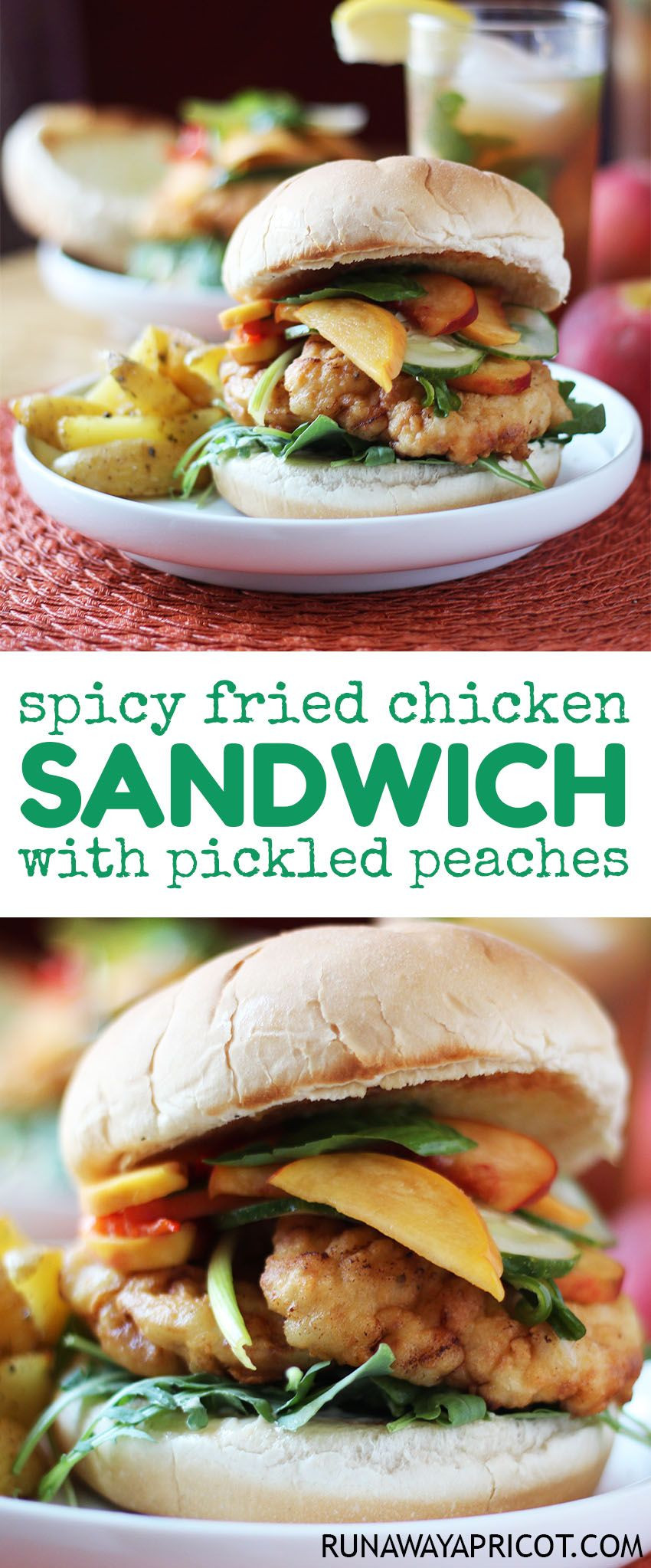 Spicy Fried Chicken Sandwich Recipe
 Spicy Fried Chicken Sandwich with Pickled Peaches