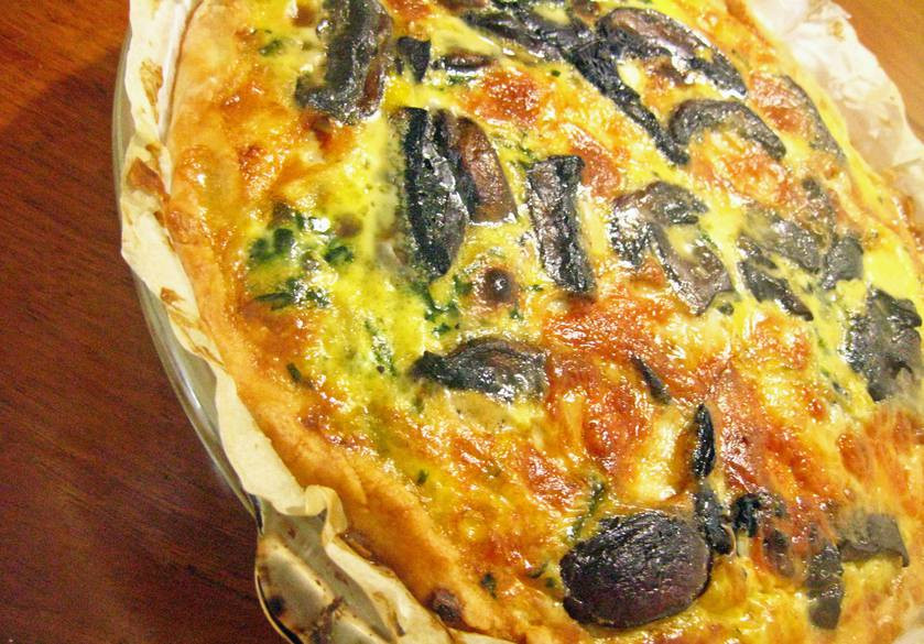 Spinach And Mushroom Quiche
 Spinach and mushroom quiche