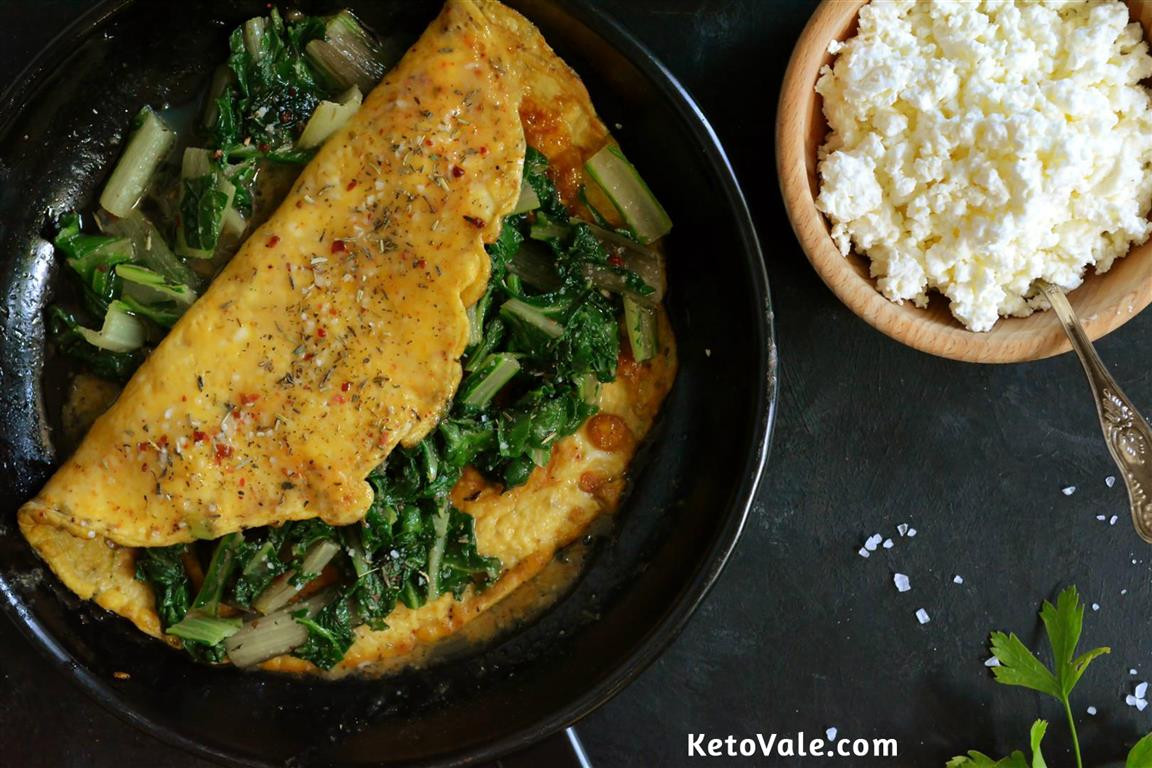 Spinach Breakfast Recipes
 Swiss Chard & Spinach Omelet for Breakfast Recipe