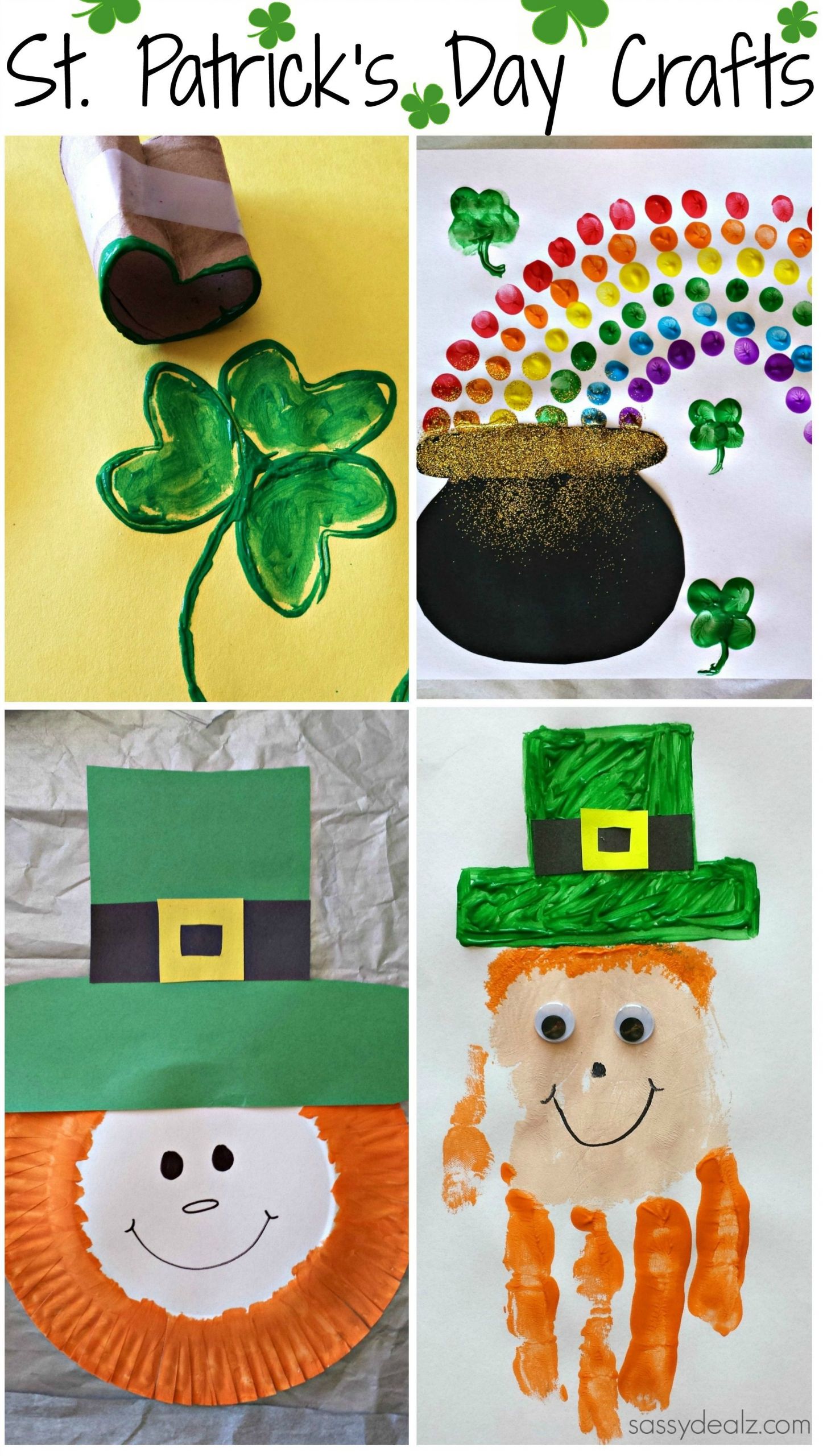 St Patrick Day Art And Crafts For Preschoolers
 Easy St Patrick s Day Crafts For Kids
