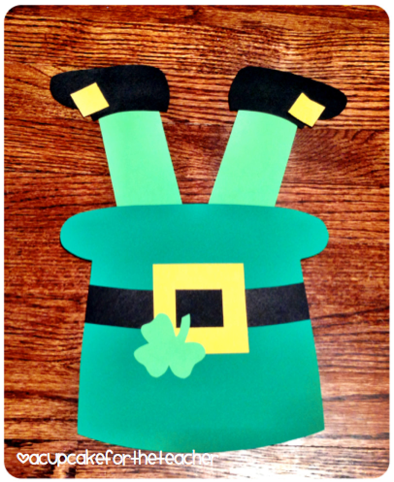 St Patrick Day Art And Crafts For Preschoolers
 Catch a Leprechaun a Writing Craftivity A Cupcake for