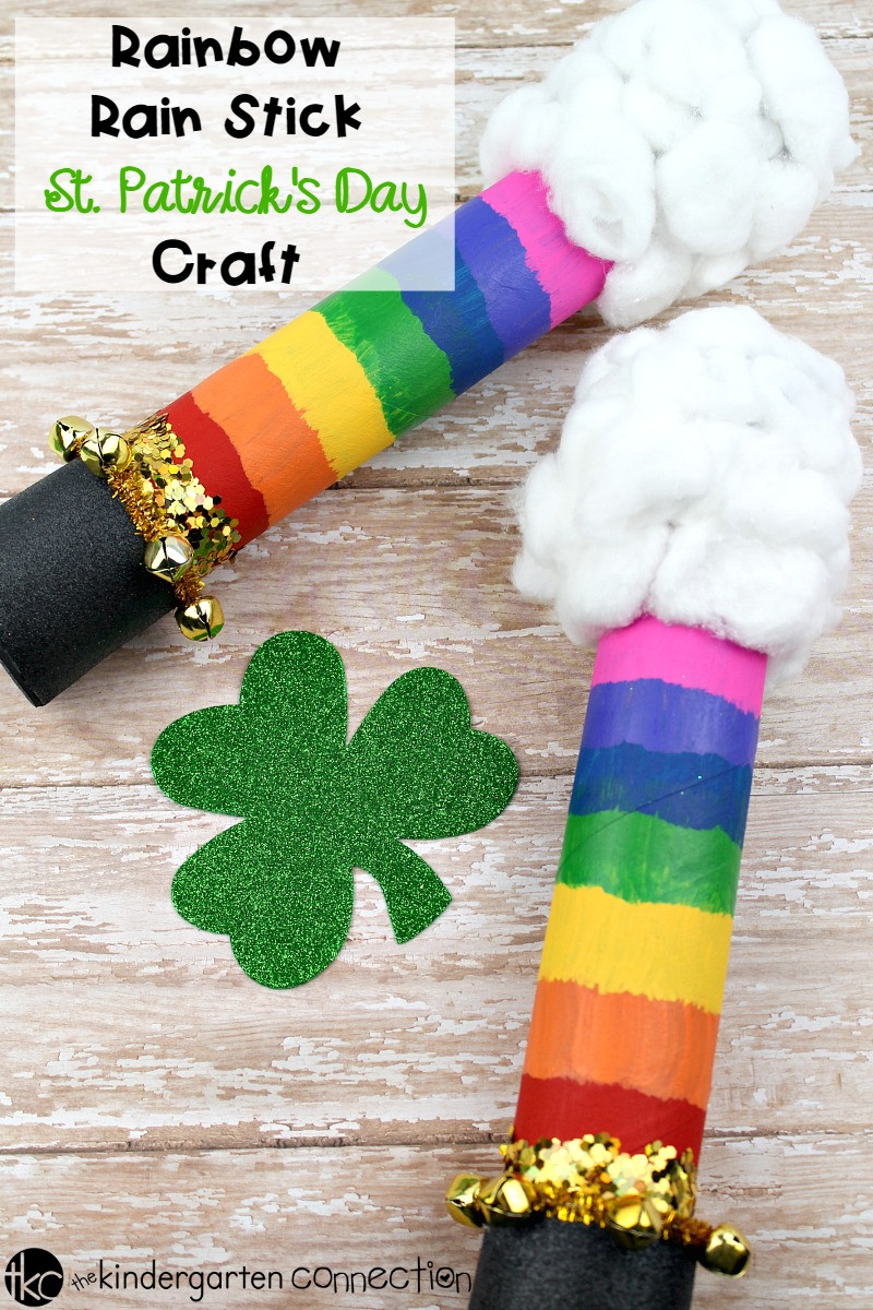 St Patrick Day Art And Crafts For Preschoolers
 Rainbow Rain Stick St Patrick s Day Craft