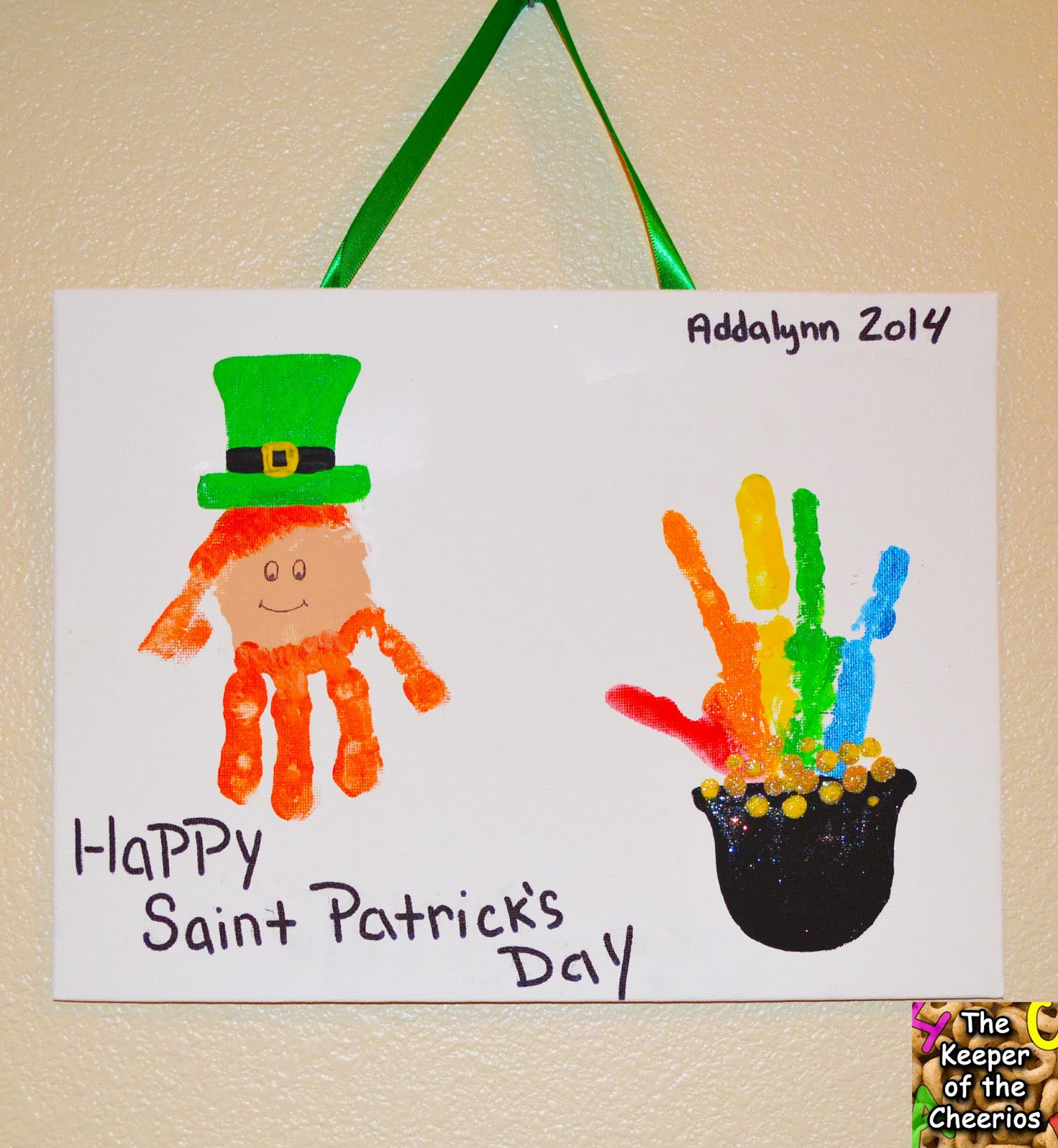 St Patrick Day Art And Crafts For Preschoolers
 St Patrick’s Day Hand prints