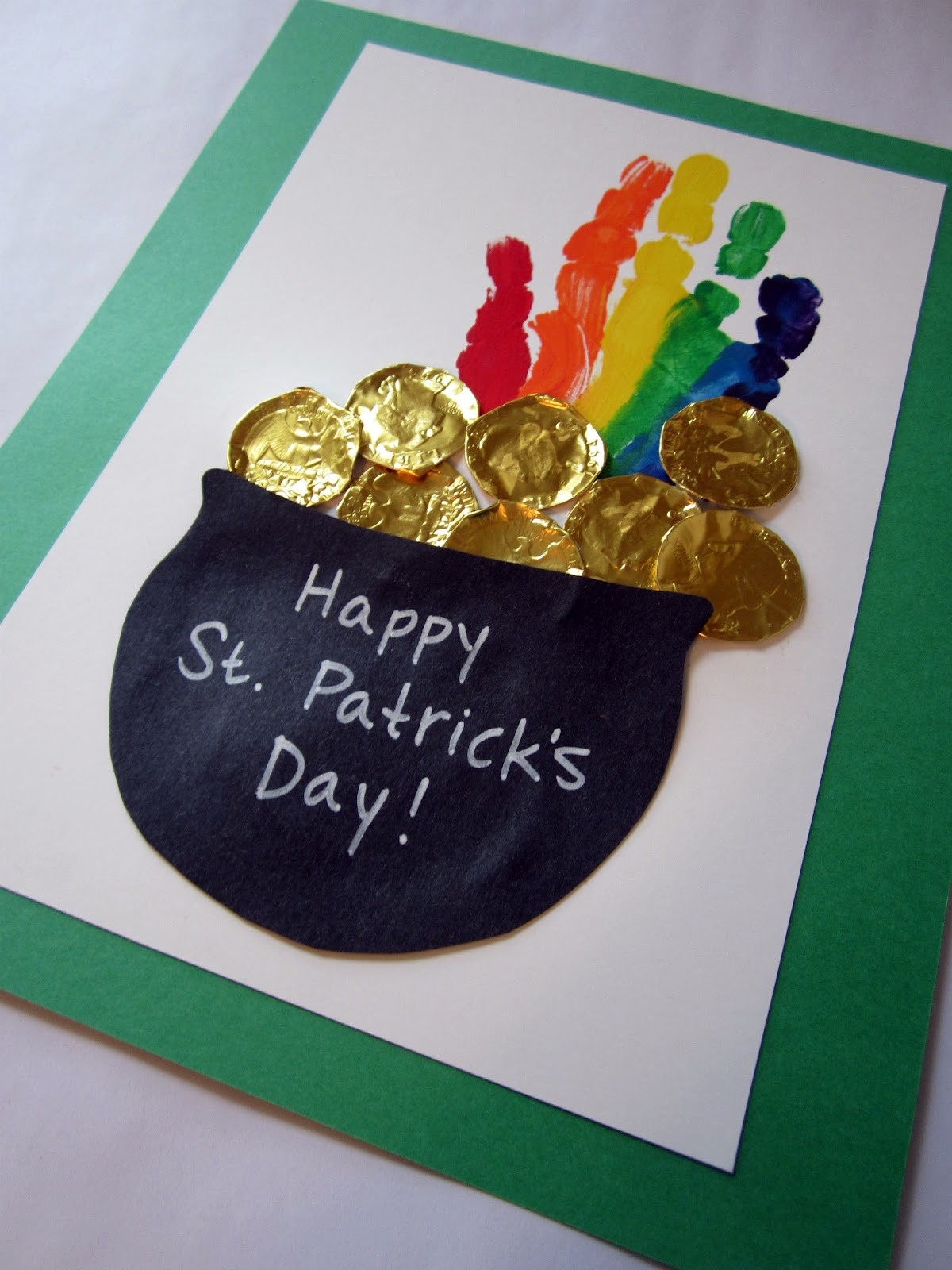 St Patrick Day Art And Crafts For Preschoolers
 St Patrick’s Day Handprint Rainbow