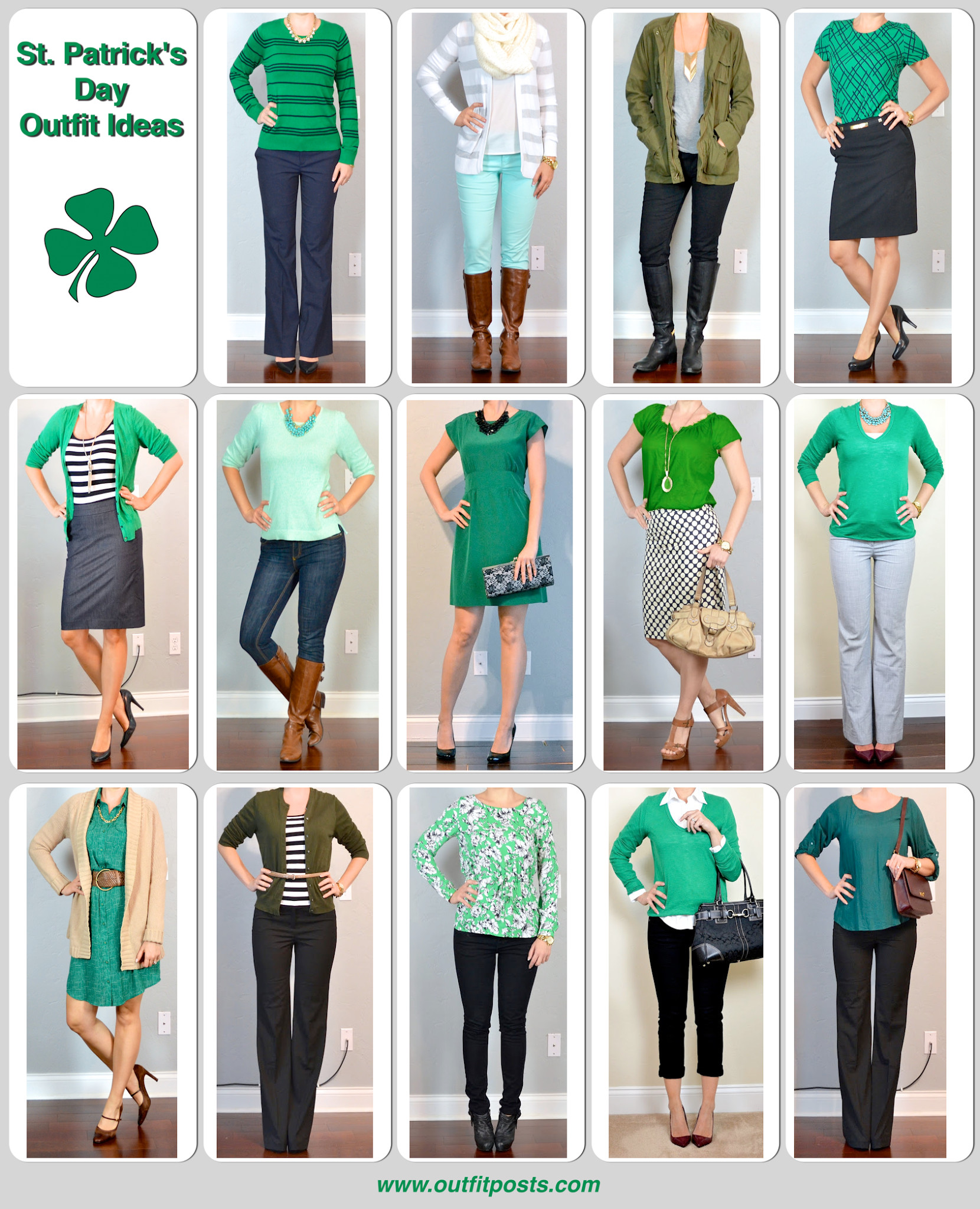 St Patrick Day Outfit Ideas
 outfit posts st patrick’s day ideas