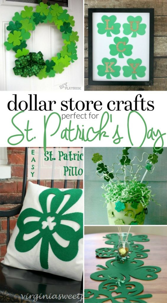 St. Patrick's Day Craft
 St Patrick s Day Crafts from the Dollar Store The Crazy