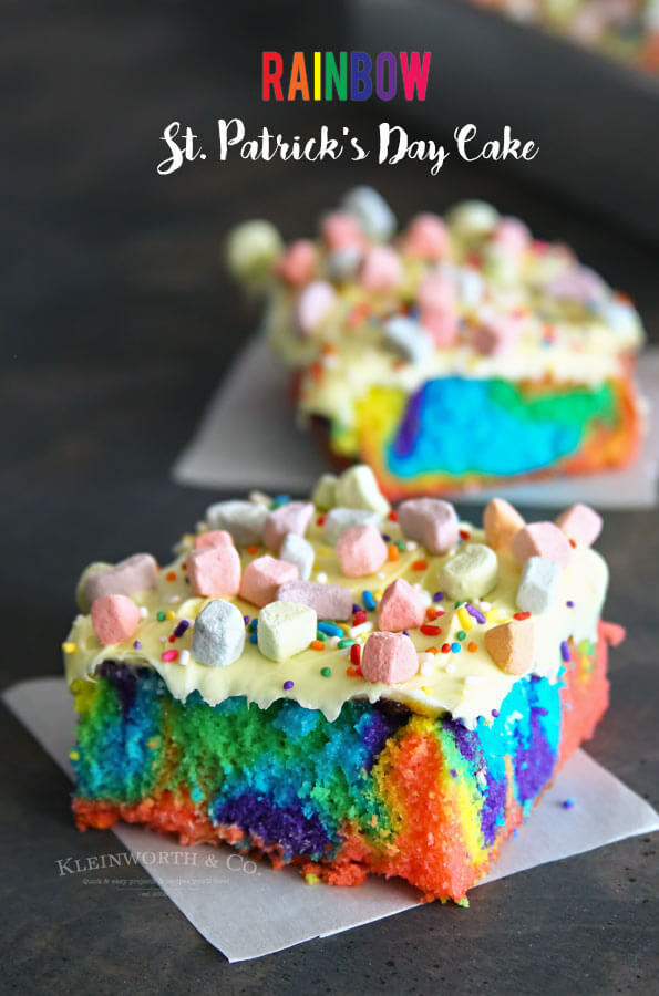 St Patrick'S Day Desserts Recipes Easy
 25 Super Easy Recipes for Whipping up Rainbow Cakes and