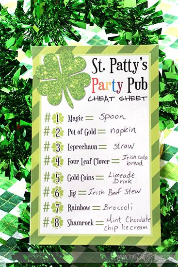 St Patrick's Day Party Menu
 St Patty s Party Pub A Fun St Patrick s Day Family
