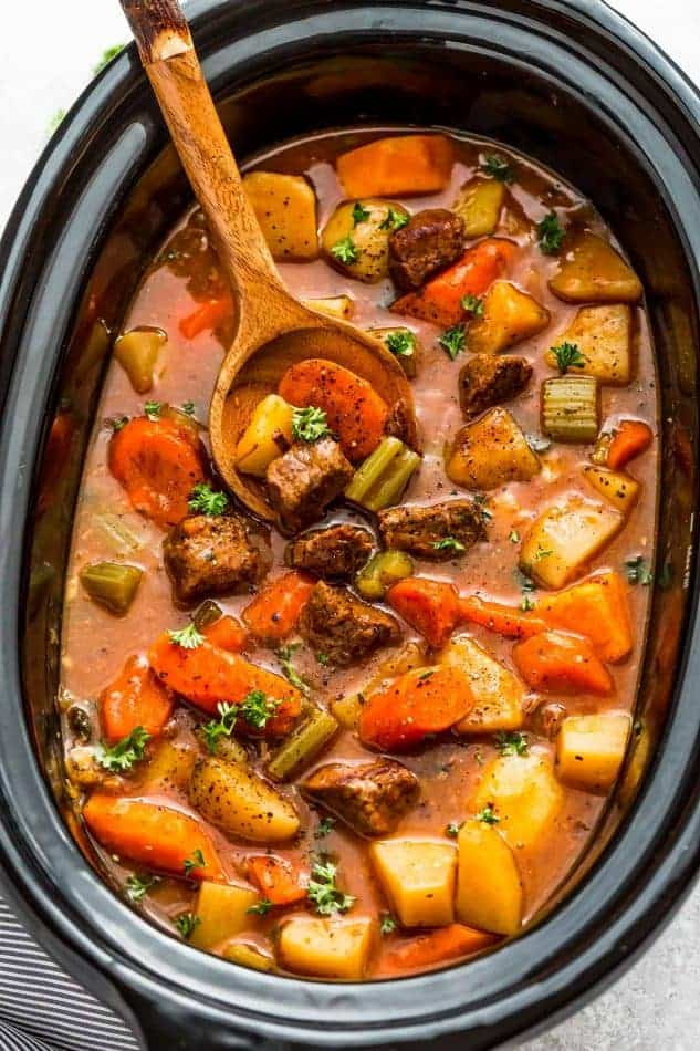 Stew Beef Recipes
 Easy Old Fashioned Beef Stew Recipe Made in the Slow Cooker