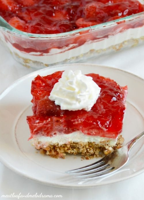 Strawberry Pretzel Jello Dessert With Fresh Strawberries
 20 Strawberry Recipes You Don t Want to Miss The Weary Chef