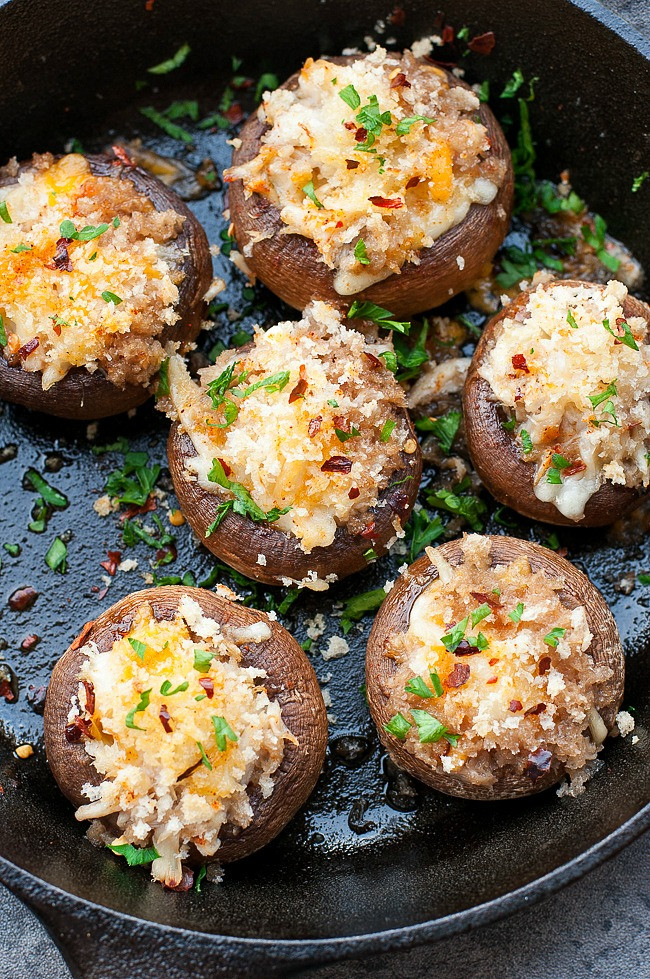 Stuffed Mushroom Appetizer Recipes
 Crab Stuffed Mushrooms Recipe Peas and Crayons