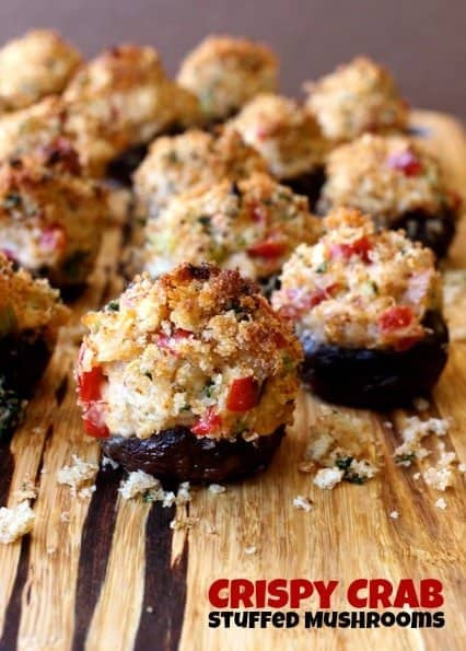 Stuffed Mushroom Recipes With Crab Meat
 Crispy Crab Stuffed Mushrooms Recipe