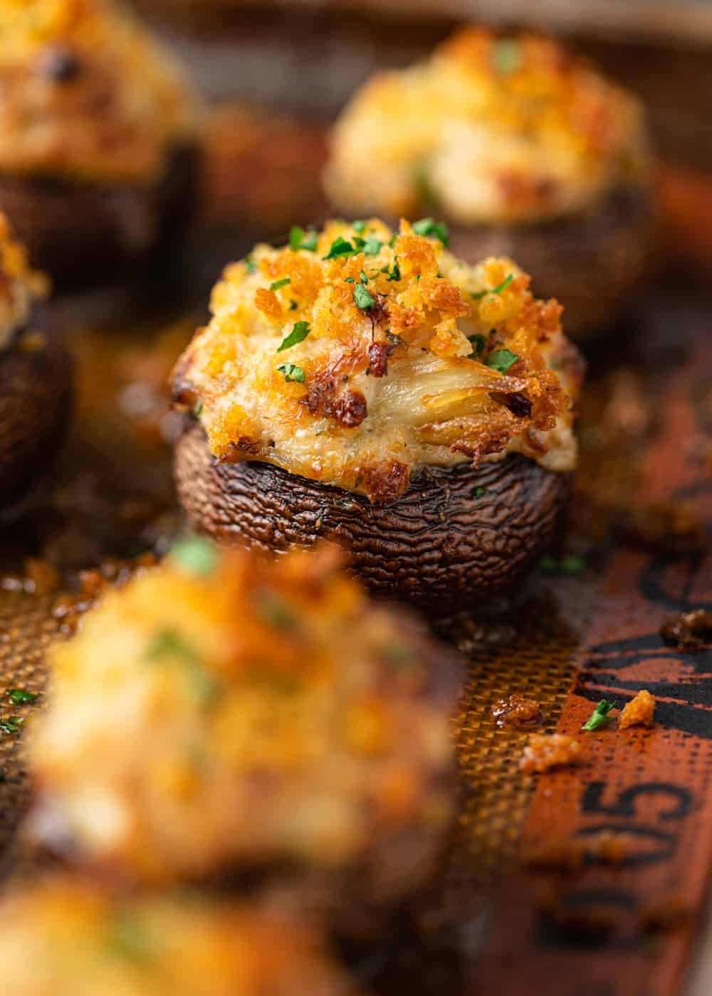 Stuffed Mushroom Recipes With Crab Meat
 Crab Stuffed Mushrooms Kevin Is Cooking