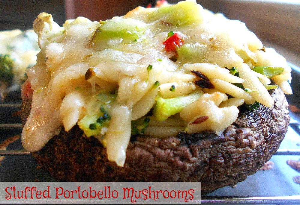 Stuffed Portobello Mushrooms Vegetarian
 Stuffed Portobello Mushrooms Recipe Easy Ve arian