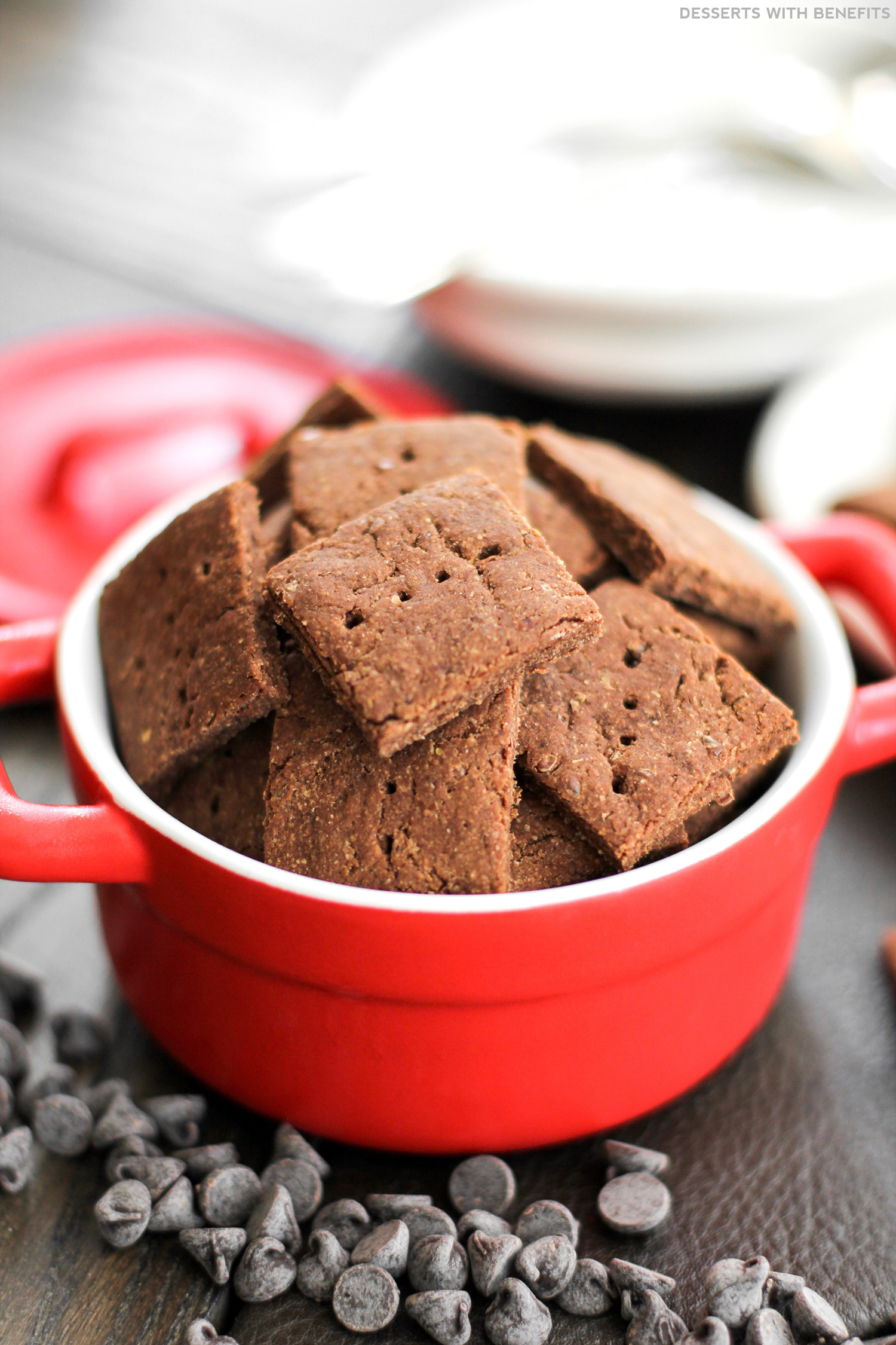 Sugar Free Vegan Desserts
 Desserts With Benefits Healthy Chocolate Flax Crackers