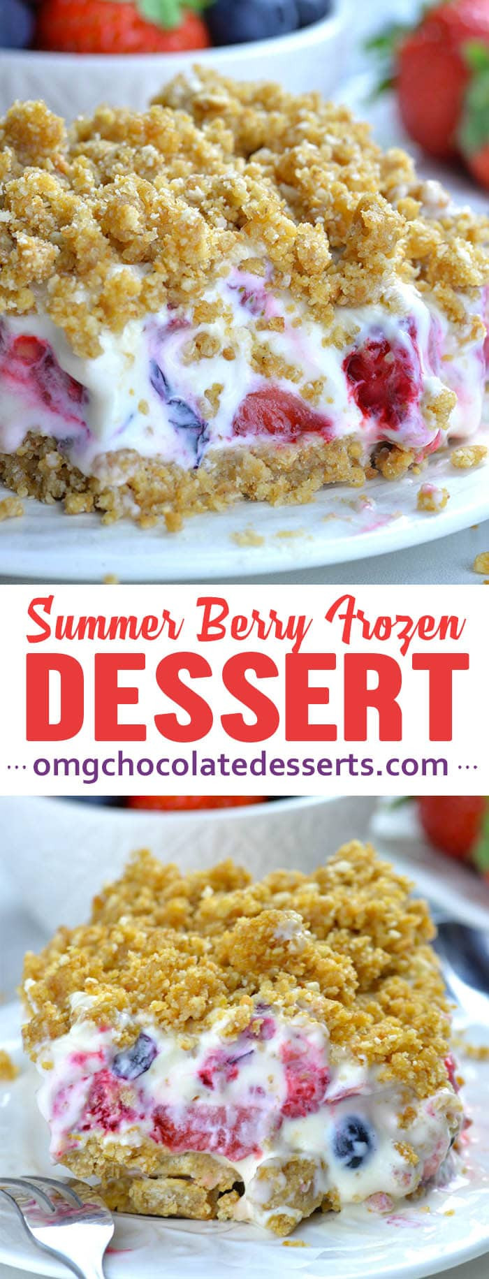 Summer Dessert Recipe
 Summer Berry Frozen Dessert