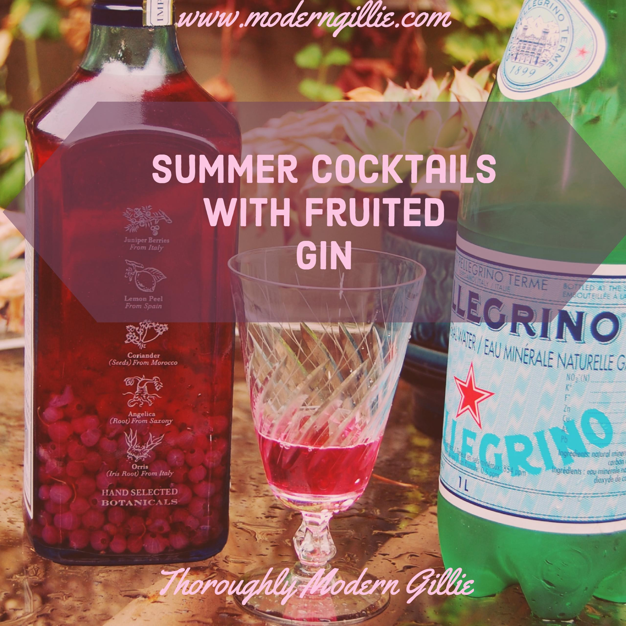 Summer Gin Drinks
 Refreshing Summer Cocktails with Fruited Gin ⋆ Thoroughly