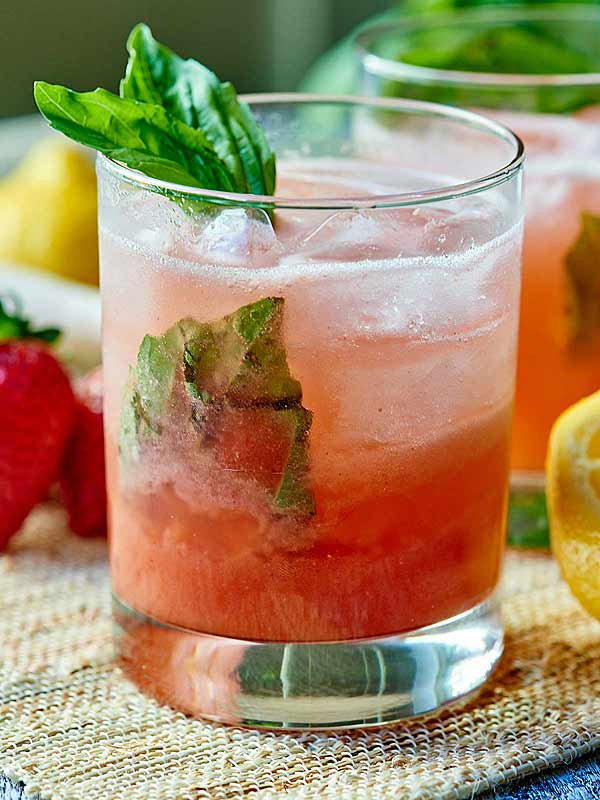Summer Gin Drinks
 Strawberry Basil Gin Cocktail the Perfect Summer Drink