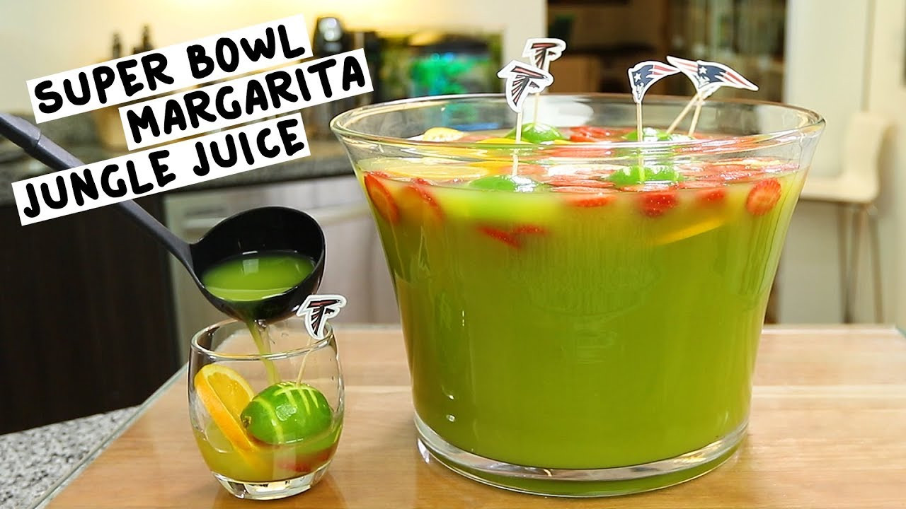 Super Bowl Drink Recipes
 Super Bowl Margarita Jungle Juice