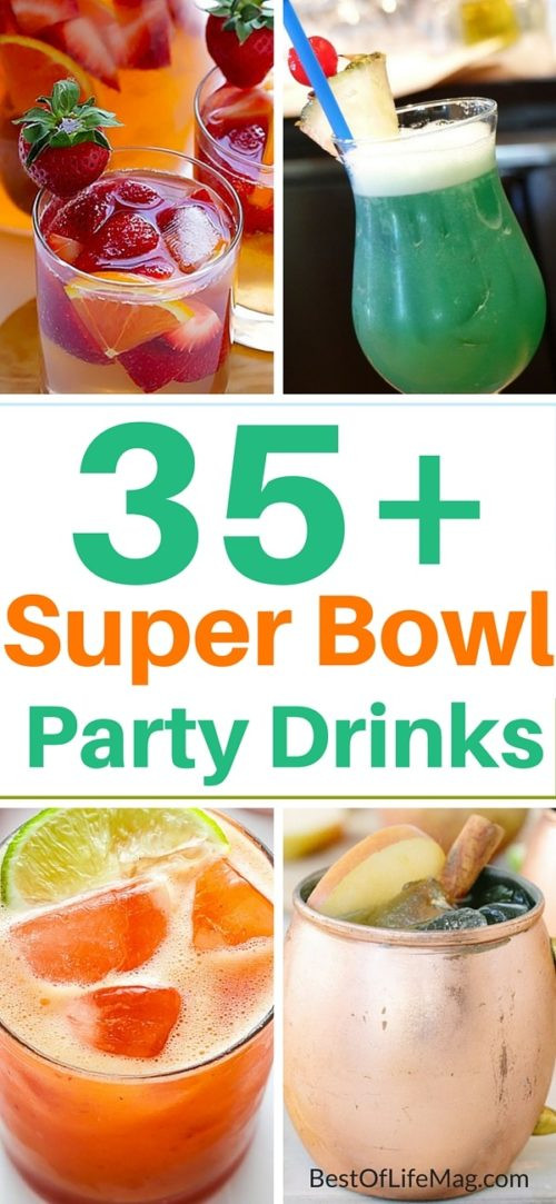 Super Bowl Drink Recipes
 Super Bowl Party Drinks and Cocktails for Game Day 35