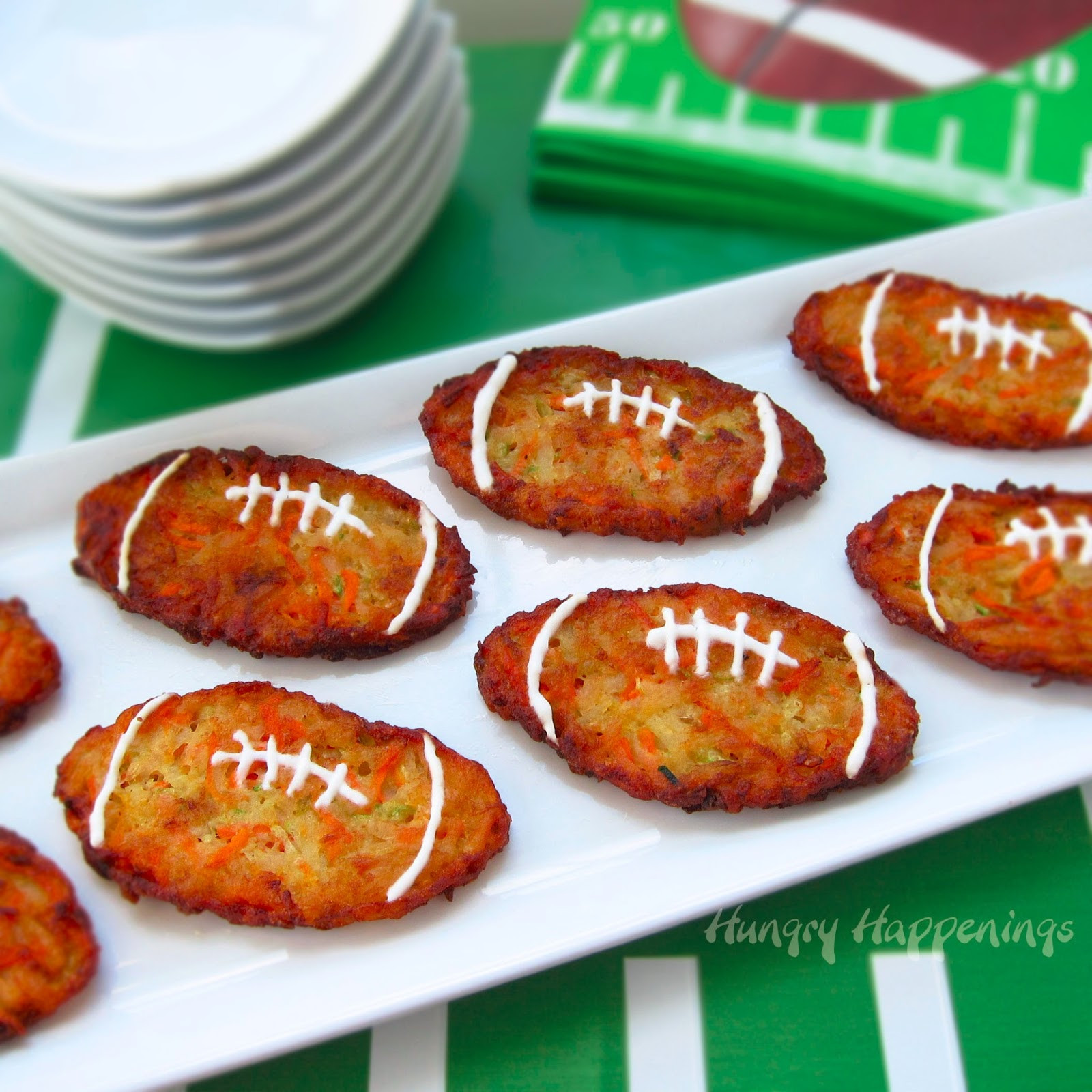 Superbowl Dinner Ideas
 Doritos Encrusted Bacon Cheddar Potato Fritter Footballs