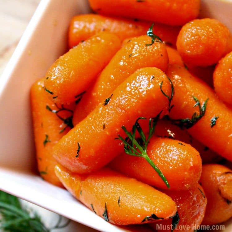 Sweet Baby Carrot
 Honey Dill Glazed Carrots • Must Love Home