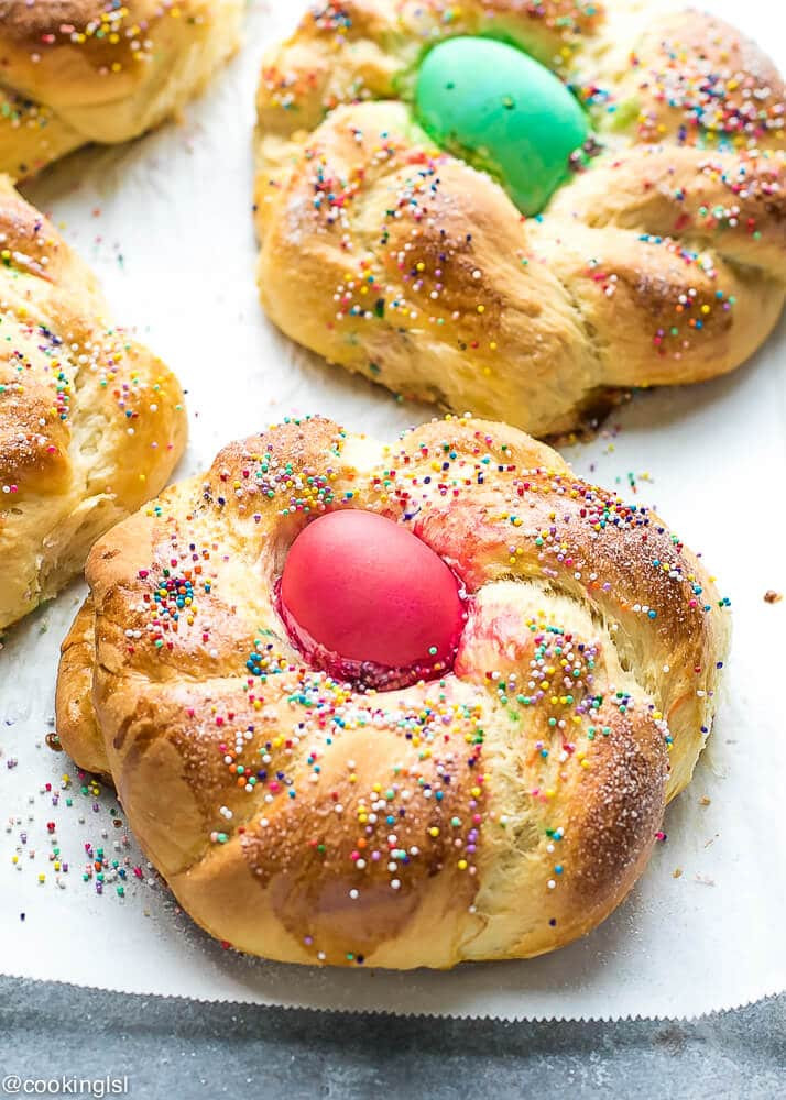 Sweet Easter Bread Recipes
 Mini Braided Easter Bread Recipe Cooking LSL