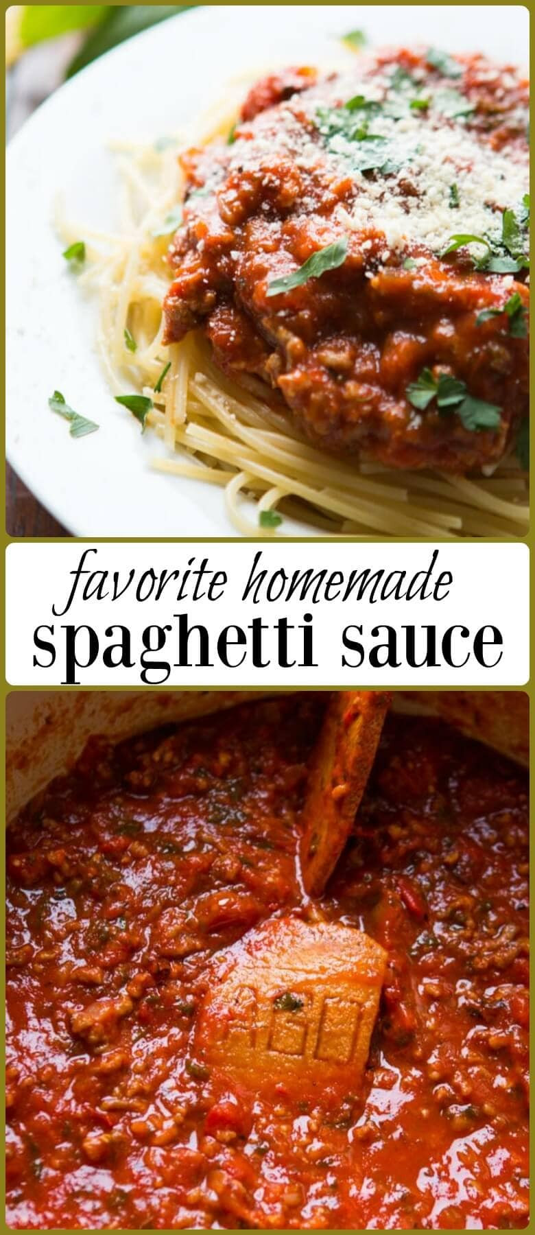 Sweet Spaghetti Sauce
 Favorite Homemade Spaghetti Sauce Oh Sweet Basil