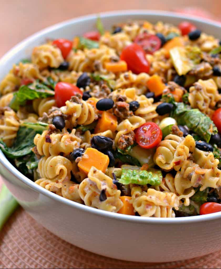 Taco Pasta Salad
 Taco Pasta Salad An Easy Family Friendly Meal in Under 30