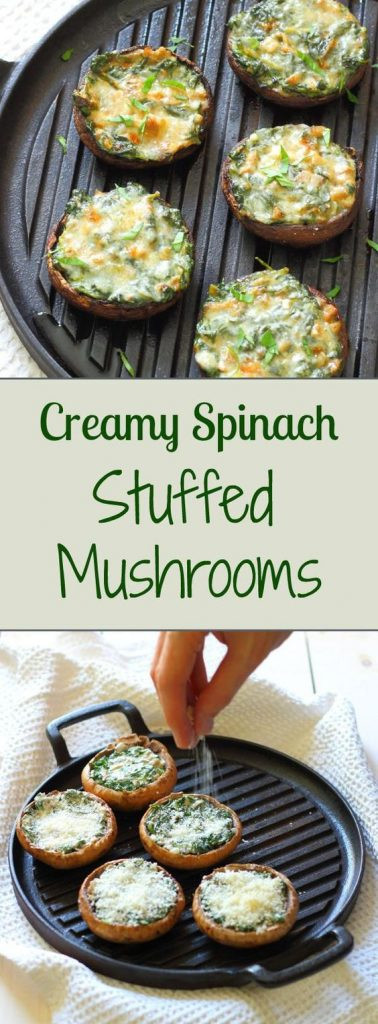 Tasty Stuffed Mushrooms
 CREAMY SPINACH STUFFED MUSHROOMS – Tasty All Recipes