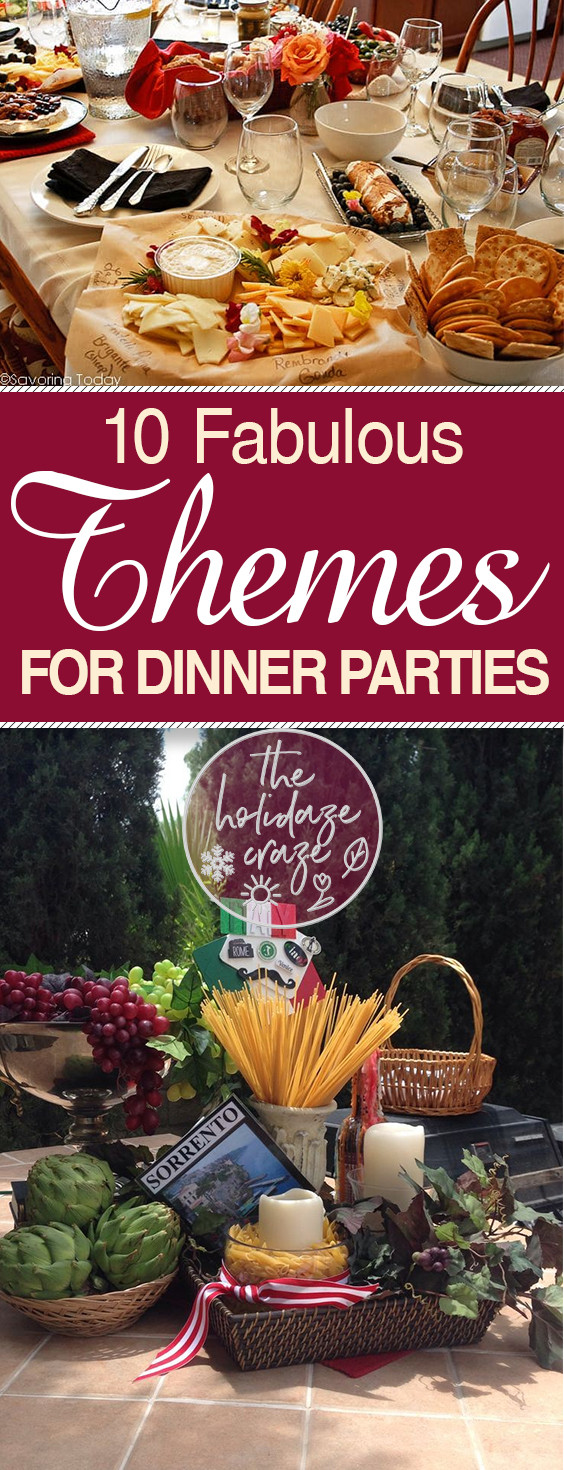 Team Dinners Ideas
 10 Fabulous Themes for Dinner Parties
