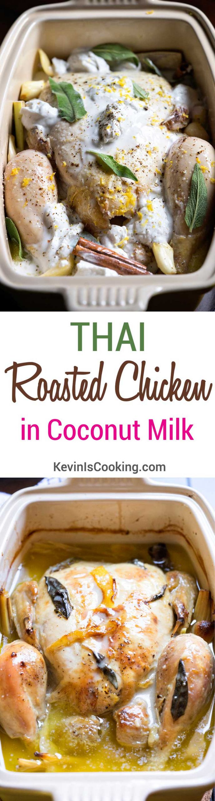 Thai Chicken Recipes With Coconut Milk
 Thai Roasted Chicken in Coconut Milk Kevin Is Cooking