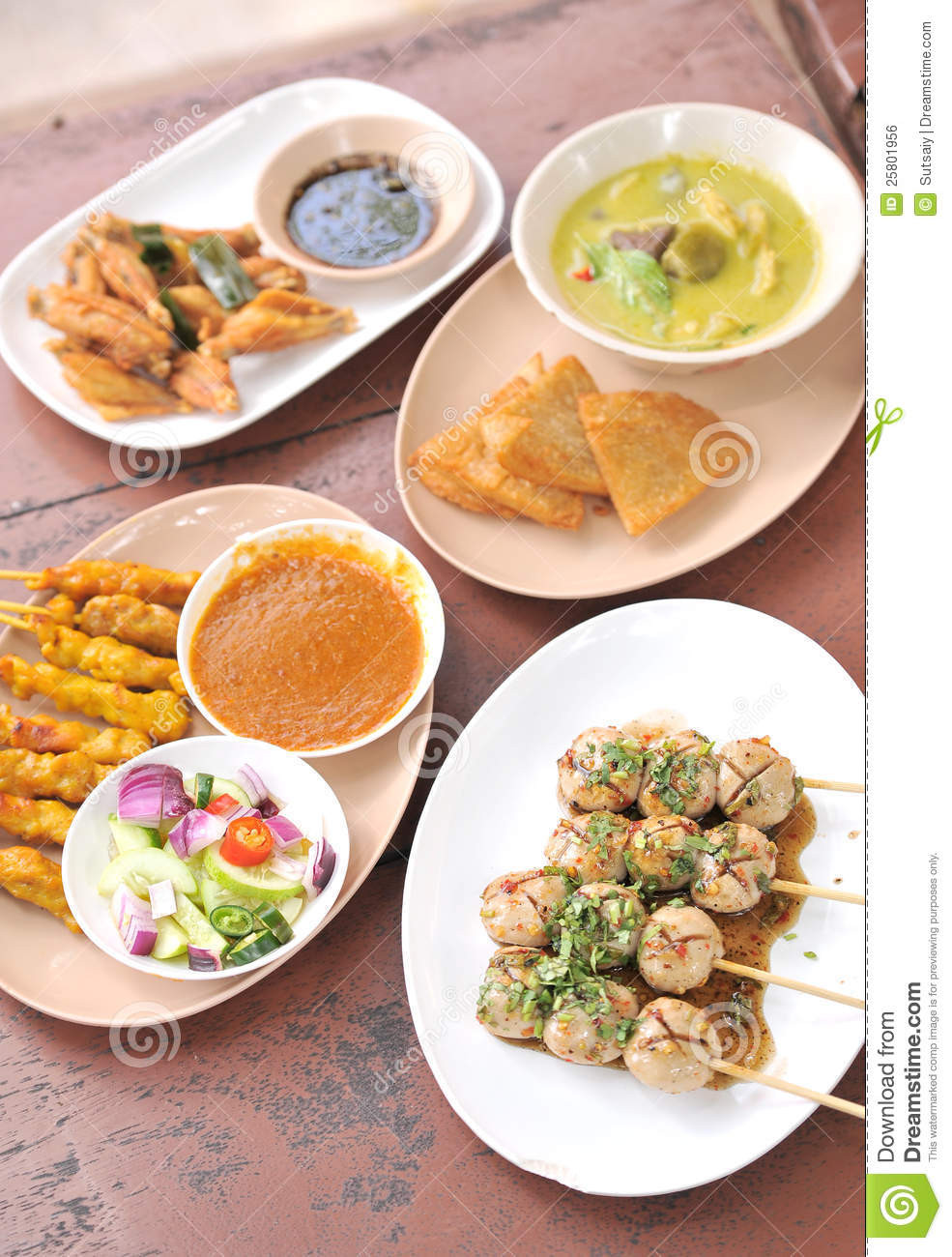 Thai Food Appetizers
 Appetizers Thai Food Royalty Free Stock Image Image