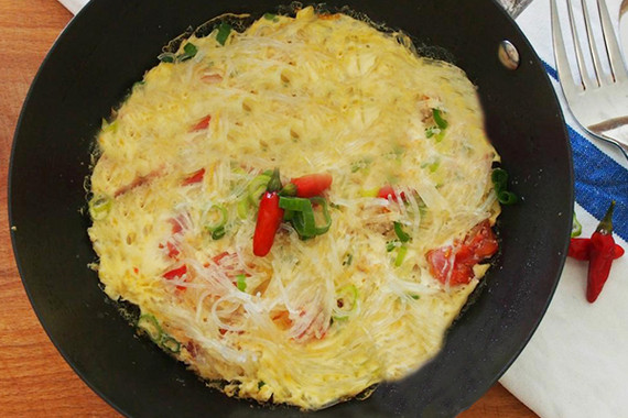 Thai Omelette Recipes
 Pork Thai Omelette
