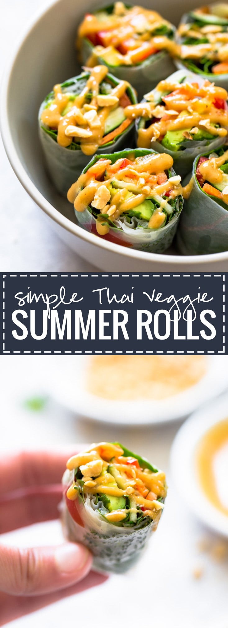Thai Summer Rolls Recipes
 Thai Summer Rolls with Peanut Sauce Recipe Pinch of Yum