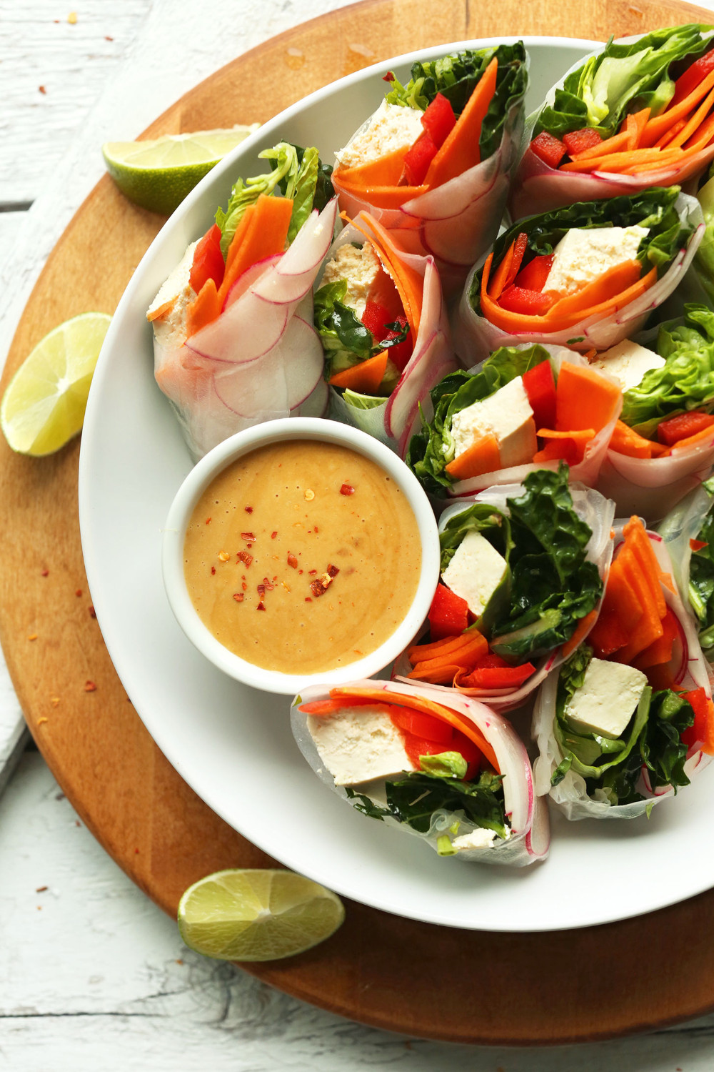 Thai Summer Rolls Recipes
 Thai Spring Rolls with Cashew Dipping Sauce
