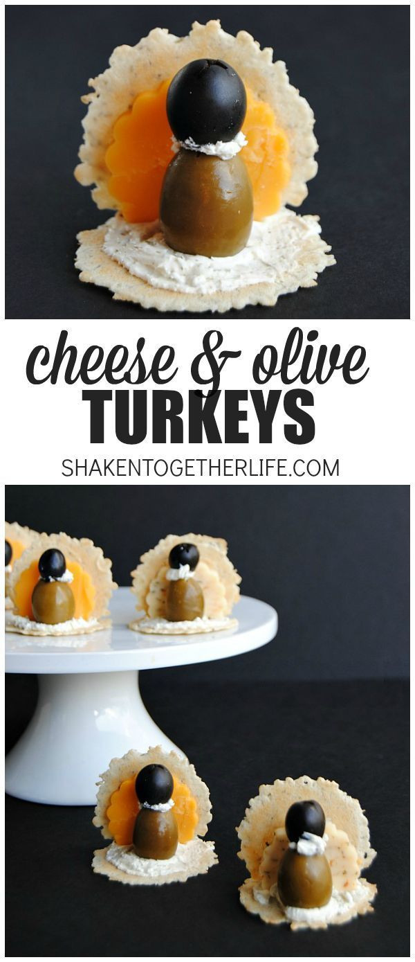 Thanksgiving Cold Appetizers
 Quick Thanksgiving Appetizers Cheese & Olive Turkeys