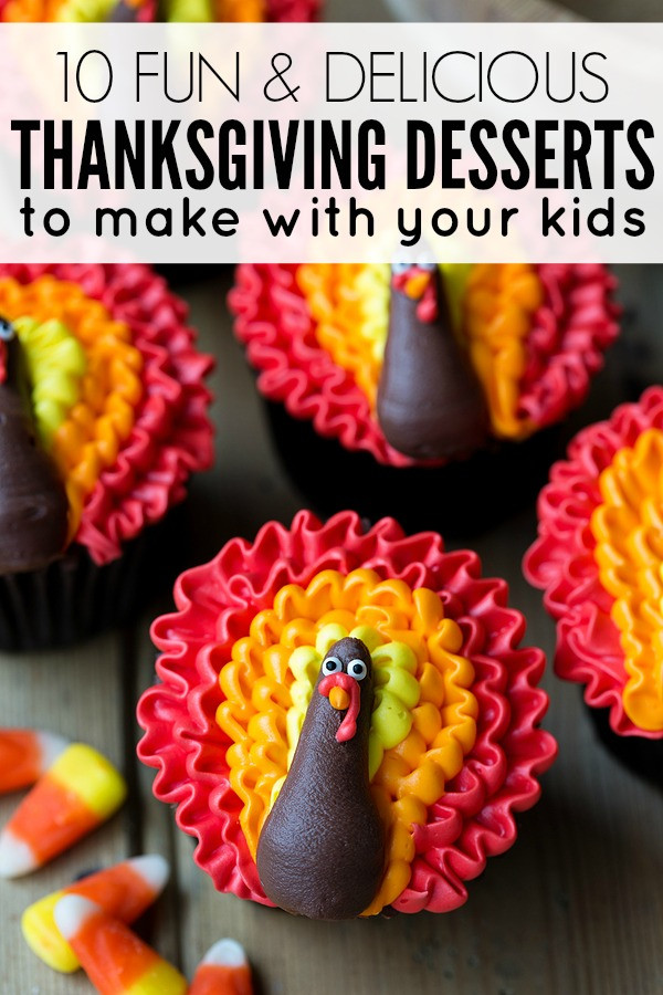 Thanksgiving Desserts For Kids
 Thanksgiving desserts to make with your kids