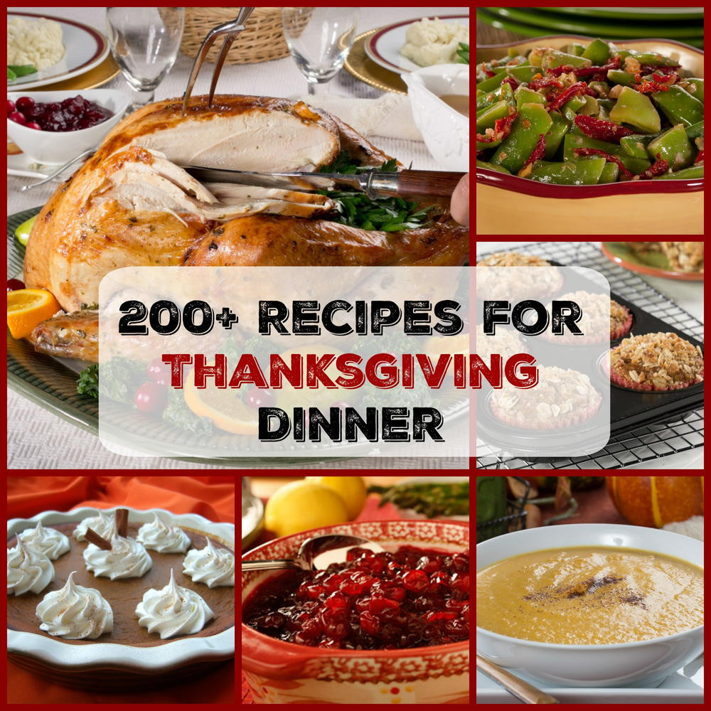Thanksgiving Dinner Recipes
 Easy Thanksgiving Menu 200 Recipes for Thanksgiving