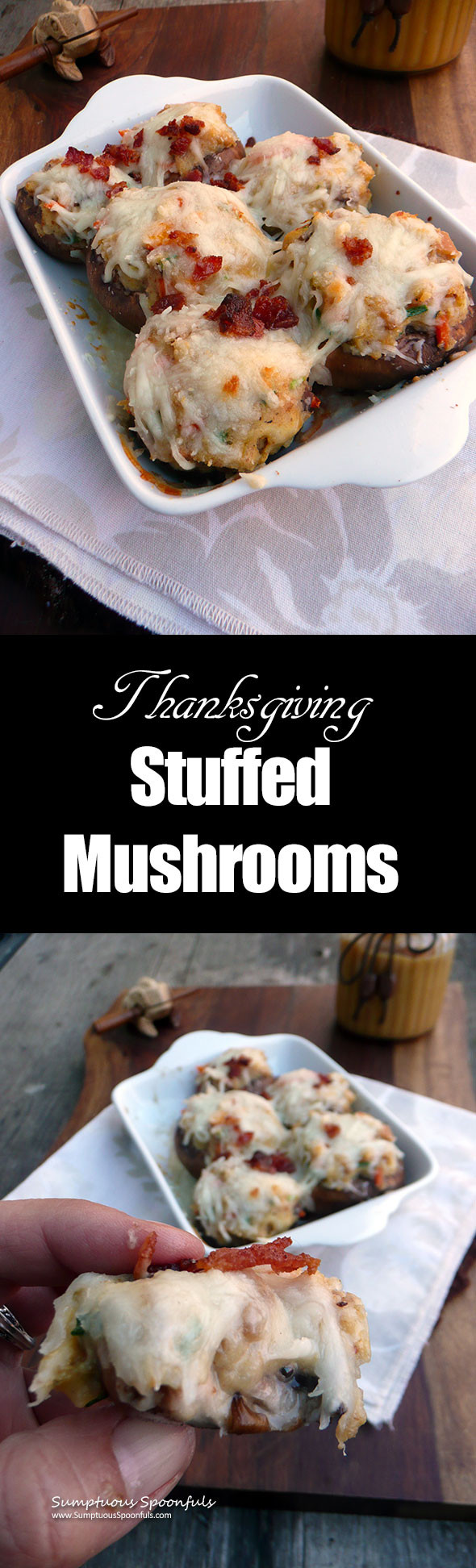 Thanksgiving Stuffed Mushrooms
 Thanksgiving Stuffed Mushrooms Recipe