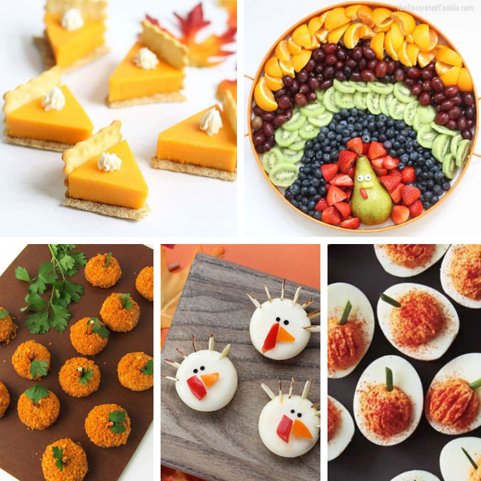 Thanksgiving Themed Appetizers
 15 FUN THANKSGIVING APPETIZERS and snacks