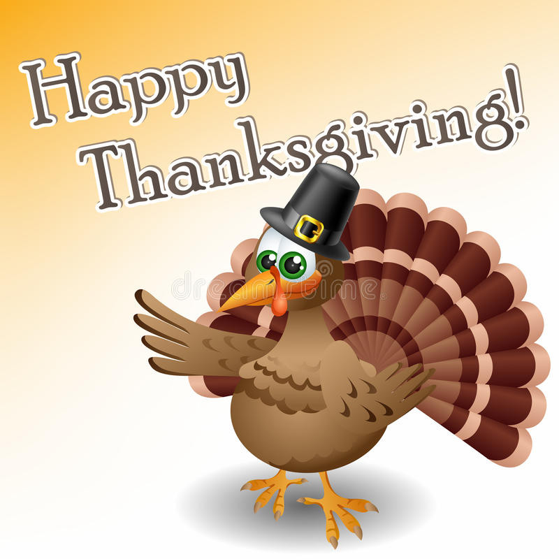 Thanksgiving Turkey Cartoon
 Cartoon turkey stock vector Illustration of happy cute