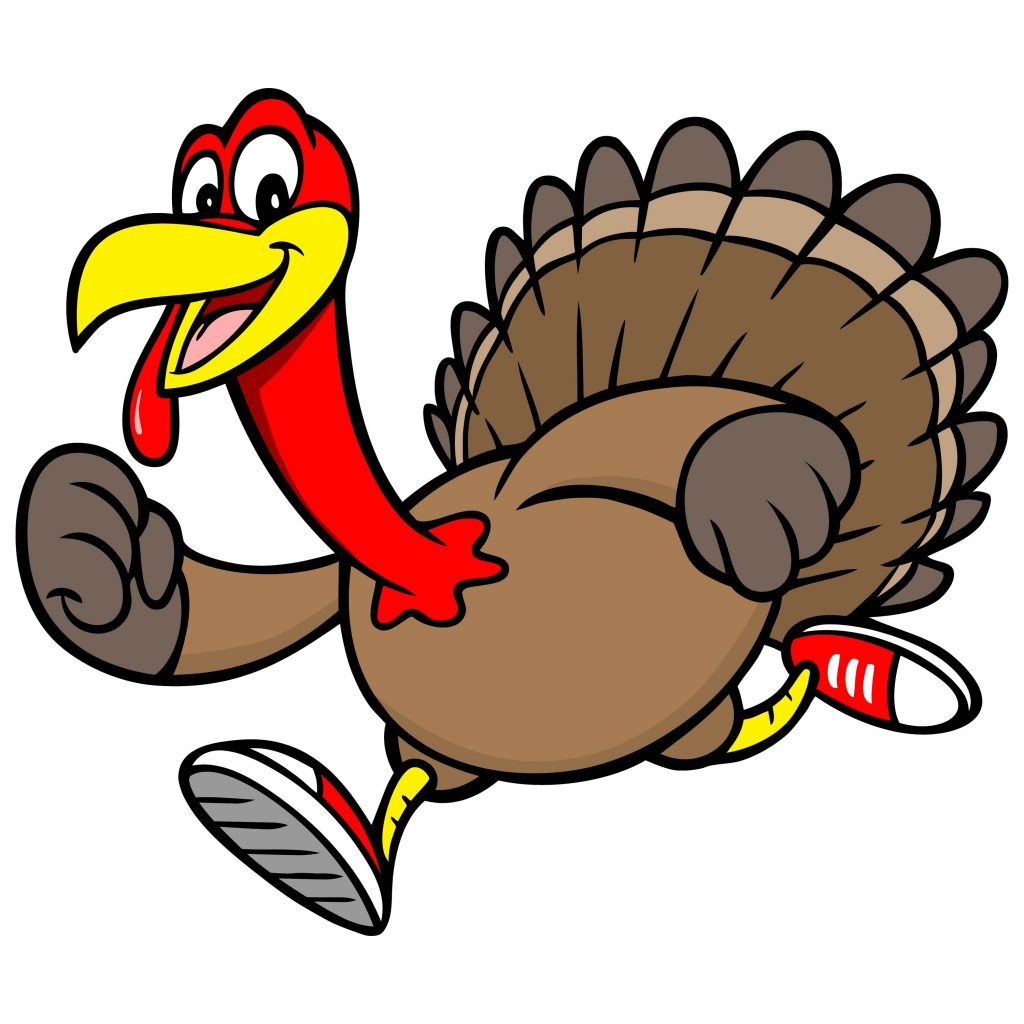 Thanksgiving Turkey Cartoon
 A vector illustration of a cartoon Turkey running Kia
