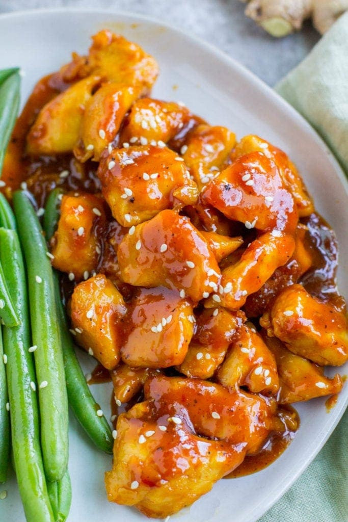 The Clean Eating Couple
 Healthy Orange Chicken The Clean Eating Couple